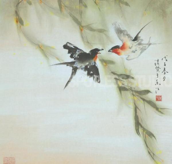 几处早莺争暖树,谁家新燕啄春泥。